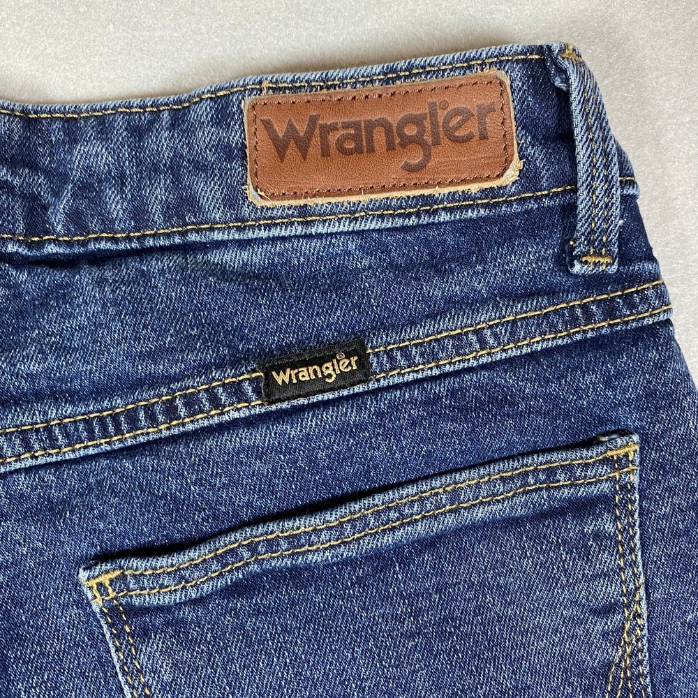 Wrangler High Rise Fierce Flare Jeans Womens 2x30 Blue Denim Retro Western 70s - Picture 4 of 13